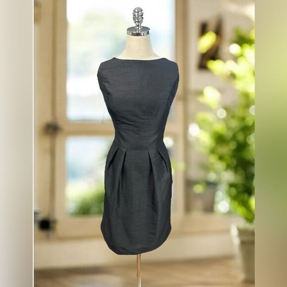 🔥 Alfred Sung Bow Back Sheath Cocktail Dress Size 14 - Picture 2 of 16